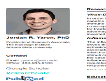 Tablet Screenshot of jordanyaron.com
